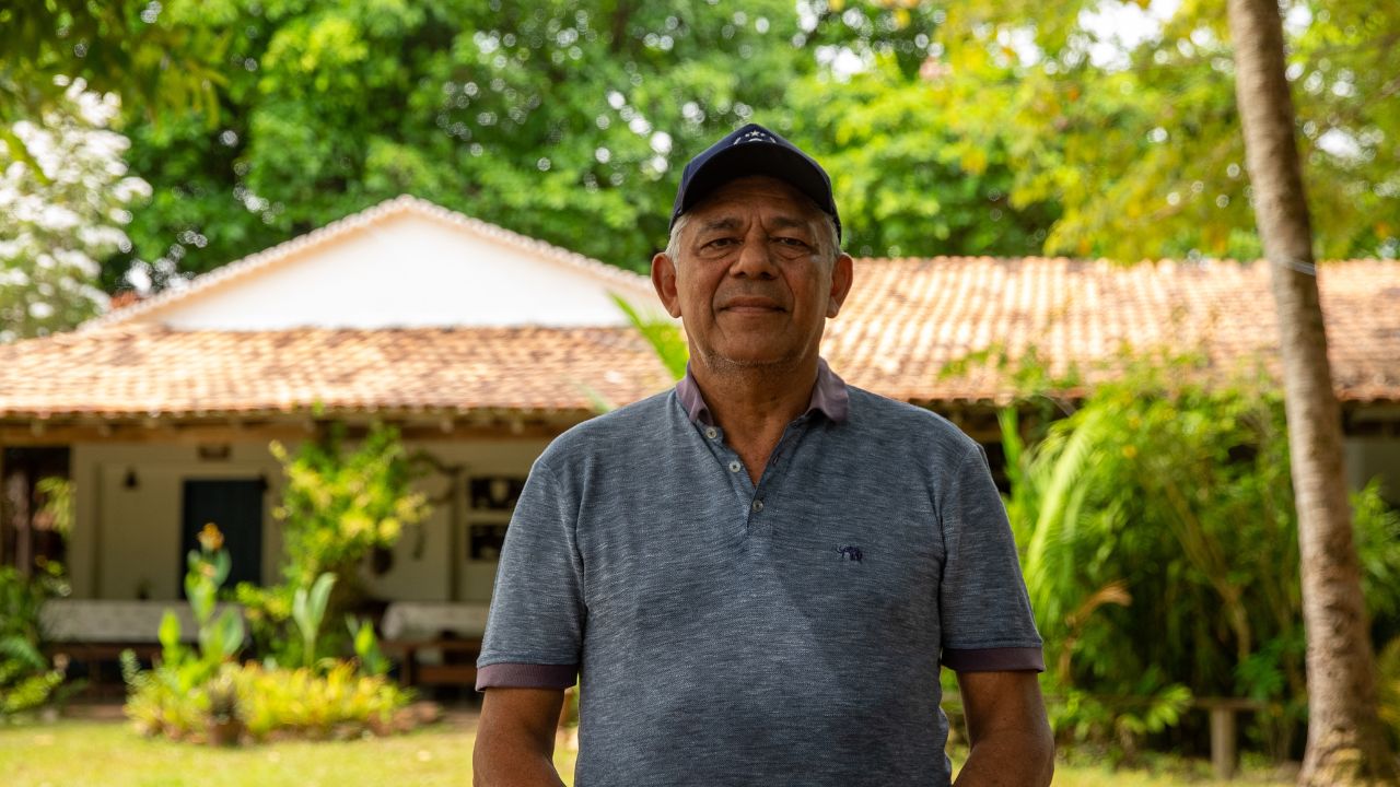 Babazinho, empreendedor e morador da região do Lavrado, em Roraima.